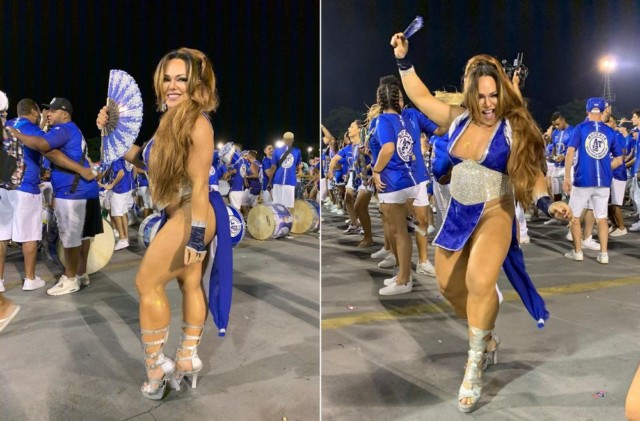 Rainha de Bateria Andréa Capitulino