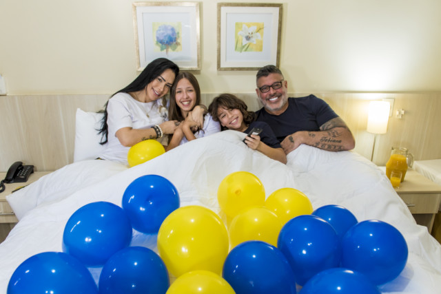 Família Frota aproveita o fim de semana