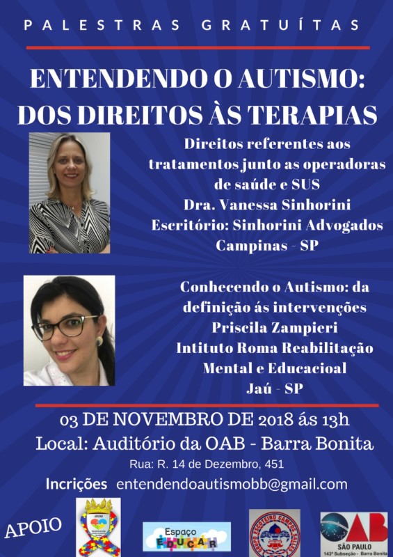 Profissionais e especialistas se reúnem para falar sobre o “Autismo”