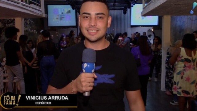 Vinicius Arruda é o novo repórter do Tô Na Fama! da Rede TV!