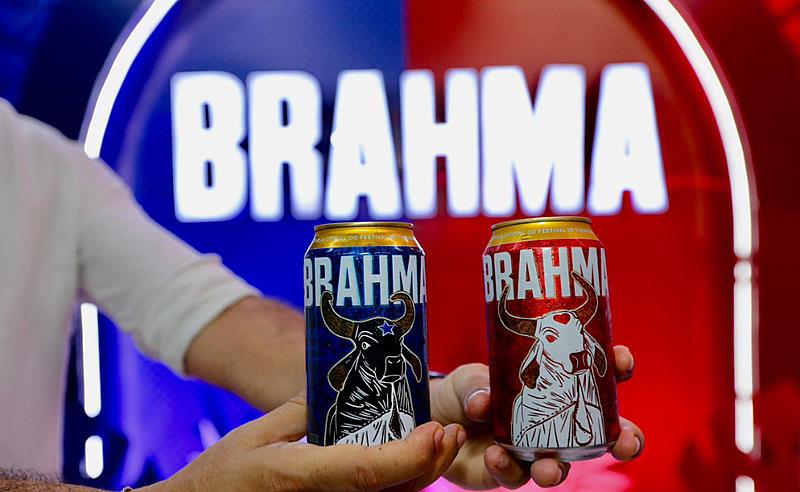 Brahma lança latas personalizadas de Parintins 2025 comarte, paixão e muita Brahmosidade: um brinde à cultura doNorte e às festas populares do Brasil!