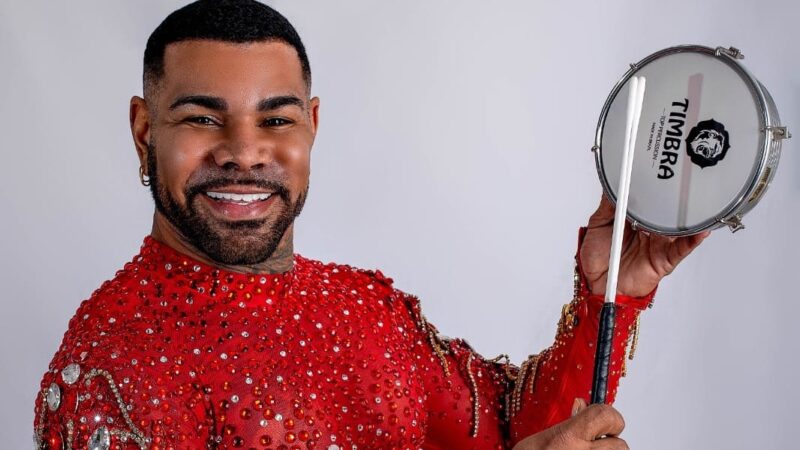 Anderson Reis se prepara reinado na bateria da Alegria do Vilar