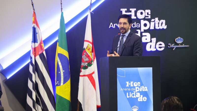 Prefeito Ricardo Nunes participa da abertura da Equipotel em São Paulo